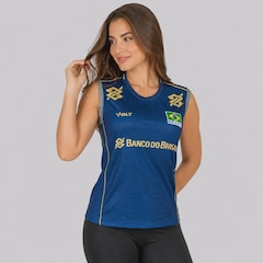Camiseta Regata Volt Brasil Volêi CBV II 2026 Feminina - Foto 2