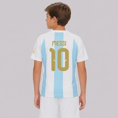 Camisa Argentina Selección 10 Messi Infantil - Foto 1