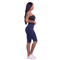 Conjunto Esportivo Top Tube Faixa e Bermudão Vekyo Feminino - Foto 2