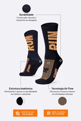 Kit 02 Pares de Meia HUPI Run - Foto 6