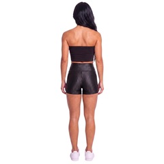 Conjunto Esportivo Fitness Top Tube Faixa e Short New Zig Vekyo Feminino - Foto 3