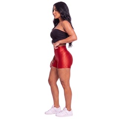 Conjunto Esportivo Fitness Top Tube Faixa e Short New Zig Vekyo Feminino - Foto 2