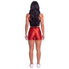 Conjunto Esportivo Fitness Top Tube Faixa e Short New Zig Vekyo Feminino - Foto 3