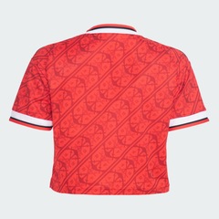 Blusa Cropped do Flamengo III 2026/27 adidas Feminina - Foto 3