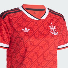 Blusa Cropped do Flamengo III 2026/27 adidas Feminina - Foto 4