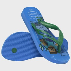 Chinelo Infantil Havaianas Menino Top Minecraft - Foto 2
