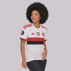 Camisa do Flamengo II 26/27 Patch Libertadores Adidas Feminina - Foto 2