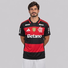Camisa do Flamengo I 26/27 Patch Libertadores Adidas Masculina - Foto 1