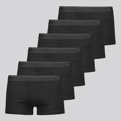 Kit Cueca Lupo Sunga Algodão com Elastano - 6 Unidades - Foto 1
