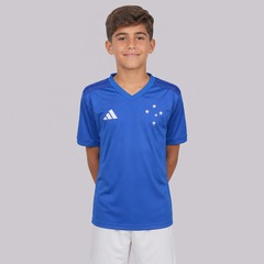 Camisa do Cruzeiro I 26/27 Adidas Fanshirt Infantil - Foto 1