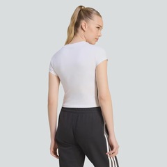 Camiseta Adidas Essentials 3 Stripes Feminina - Foto 2