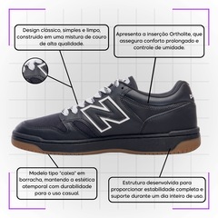 Tênis Unissex New Balance 480 Low - Foto 3