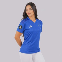 Camisa do Cruzeiro I 26/27 Patch Libertadores adidas Feminina - Foto 2
