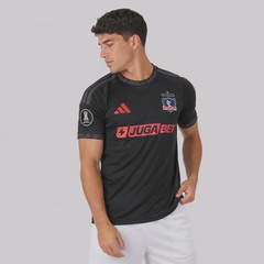 Camisa Colo-Colo II 26/27 Patch Libertadores adidas Masculina - Foto 3