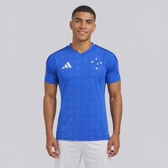 Camisa do Cruzeiro I 26/27 Patch Libertadores adidas Masculina - Foto 1