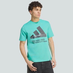 Camiseta adidas Mercedes AMG Petronas GFX Masculina - Foto 1