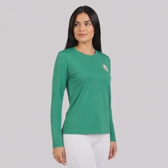 Camisa do Palmeiras 1914 Manga Longa UV50 Feminina - Foto 2