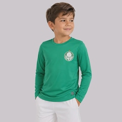 Camisa do Palmeiras 1914 Manga Longa UV50 Infantil - Foto 3