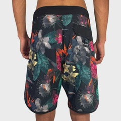 Bermuda Hurley Dirty Flower - Masculina - Foto 4