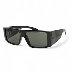 Óculos Evoke Bomber BRH01 Black Shine Verde G15 Total - Foto 1