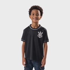 Camisa do Corinthians Arte Braziline Infantil - Foto 1