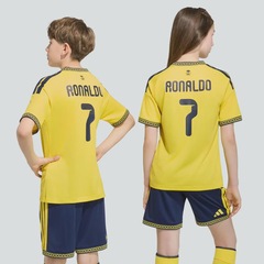Camisa Al Nassr Home 26/27 7 Ronaldo adidas Infantil - Foto 4