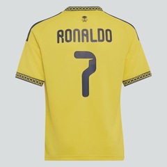 Camisa Al Nassr Home 26/27 7 Ronaldo adidas Infantil - Foto 9