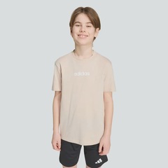 Camiseta adidas Essentials Logo Linear Infantil - Foto 3