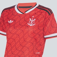 Blusa Cropped do Flamengo III 26/27 adidas Feminina - Foto 6