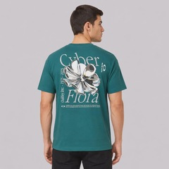 Camiseta Oakley Cyberflora Metal Blossom SS Masculina - Foto 4
