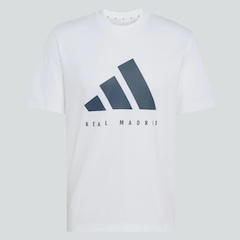 Camiseta adidas Real Madrid DNA Gráfica Masculina - Foto 6