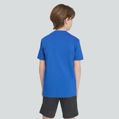 Camiseta adidas Essentials Logo Linear Infantil - Foto 2