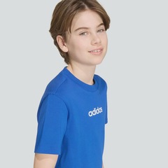 Camiseta adidas Essentials Logo Linear Infantil - Foto 3