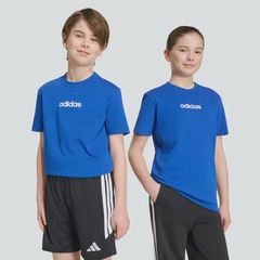 Camiseta adidas Essentials Logo Linear Infantil - Foto 5