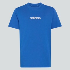 Camiseta adidas Essentials Logo Linear Infantil - Foto 7