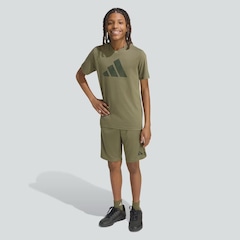 Conjunto adidas Train Camo Infantil - Foto 3