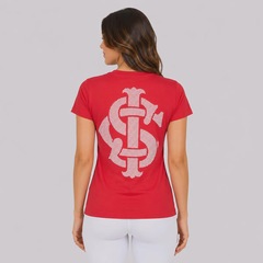 Camisa do Internacional Baby Look Classic Feminina - Foto 4