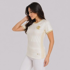 Camisa do Flamengo Jacquard Feminina - Foto 3