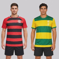 Kit Camisas do Flamengo Pairar e Manto - 2 Unidades Masculina - Foto 1