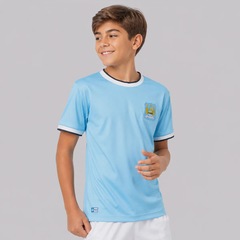 Camisa Manchester City Retrô 2014 Infantil - Foto 2