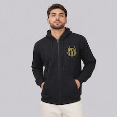 Jaqueta de Moletom do Santos Glória Alvinegra Masculina - Foto 1