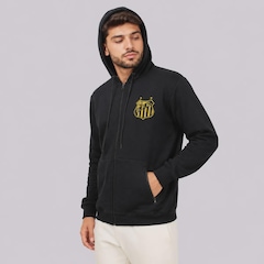 Jaqueta de Moletom do Santos Glória Alvinegra Masculina - Foto 3