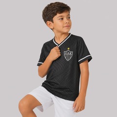 Camisa do Atlético Mineiro Black Infantil - Foto 3