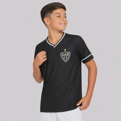Camisa do Atlético Mineiro Black Infantil - Foto 2