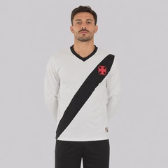 Camisa Manga Longa do Vasco Retrô 1948 Masculina - Foto 1