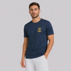 Camisa do Flamengo Logo Poliamida Masculina - Foto 3