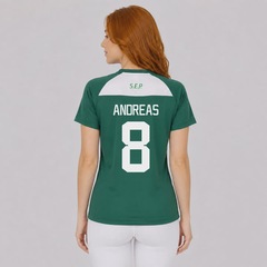 Camisa do Palmeiras Player II 8 Andreas Pereira Feminina - Foto 1