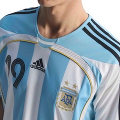 Camisa Argentina Messi I 2006 adidas Masculina - Foto 4