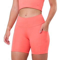 Bermuda Authen Essential Run Stamina 3 Bolsos 15cm Feminina - Foto 6