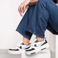 Tênis Feminino Done Head Detalhes Recortes Streetwear - Foto 7